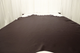 Picture of rich plum top grain upholstery leather displayed on a table