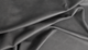 Close up of smokey grey natural grain upholstery leather