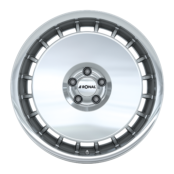 R50 AERO 5x100 16x7.5 38 Polished