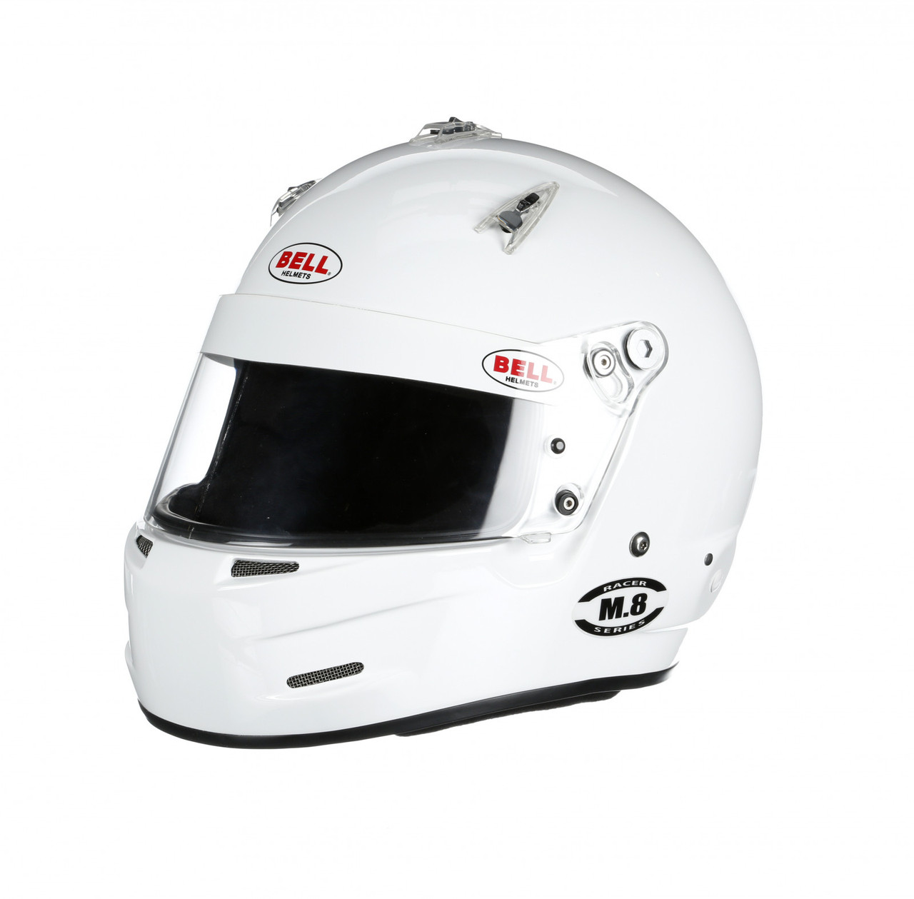 Bell M8 Racing Helmet-White Size 2X Extra Large - Paddock Performance