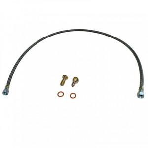 obp Motorsport 530mm St/St Braided Reservoir Feed Pipe with Banjo Bolt Kit (OBP-MINI001) obp Motorsport 530mm St/St Braided Reservoir Feed Pipe with Banjo Bolt Kit (OBP-MINI001)