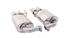 XForce Ford Mustang GT 2018 (Coupe&Convertible) Twin 3" Stainless Steel Axle-Back Exhaust System With Oval Mufflers/Quad Tips (XFO-ES-FM18-ABS) XForce Ford Mustang GT 2018 (Coupe&Convertible) Twin 3" Stainless Steel Axle-Back Exhaust System With Oval Mufflers/Quad Tips (XFO-ES-FM18-ABS)