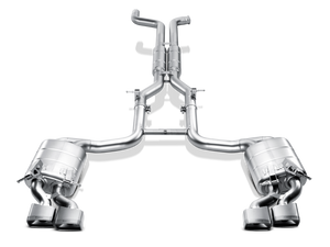 Akrapovic 11-14 Mercedes-AMG C63 Coupe (C4) Evolution Line Cat Back (Titanium) w/ Titanium Tips | Catback | Paddock Performance