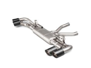 Akrapovic 15-17 Porsche Cayenne GTS (958 FL) Slip-On Line (Titanium) w/ Carbon Tips | Muffler | Paddock Performance