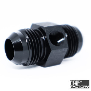 AN Male Union with 1/8" NPT Port Adapter - Straight - 16 AN AN Male Union with 1/8" NPT Port Adapter - Straight - 16 AN