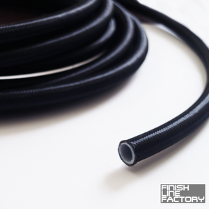 PTFE Hose w/ Braided Nylon (05 Foot Roll) - 06 AN | Hoses - PTFE | Paddock Performance PTFE Hose w/ Braided Nylon (05 Foot Roll) - 06 AN | Hoses - PTFE | Paddock Performance