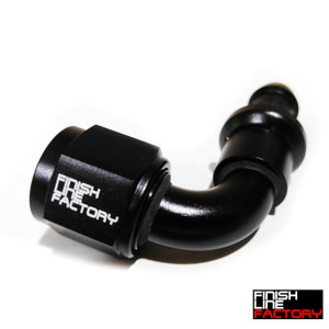 90 Degree Push Lock Hose End - 04 AN | Push Lock Hose Ends | Paddock Performance