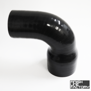 90 Degree Silicone Reducer - 2.25 inch - 2.50 inch | Silicone Couplers | Paddock Performance 90 Degree Silicone Reducer - 2.25 inch - 2.50 inch | Silicone Couplers | Paddock Performance