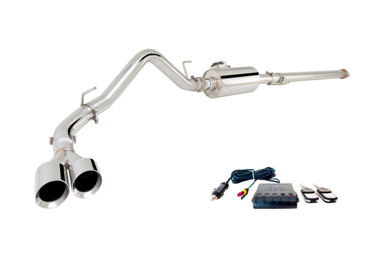 XForce Ford F150 2015-18 V8, Ecoboost2.7/3.5 and Raptor(15-16 only) 3" Stainless Steel Cat-back System with Varex muffler*Excludes Regular Cab (Adaptor included for Raptor) (XFO-ES-F15015-VMK-CBS)