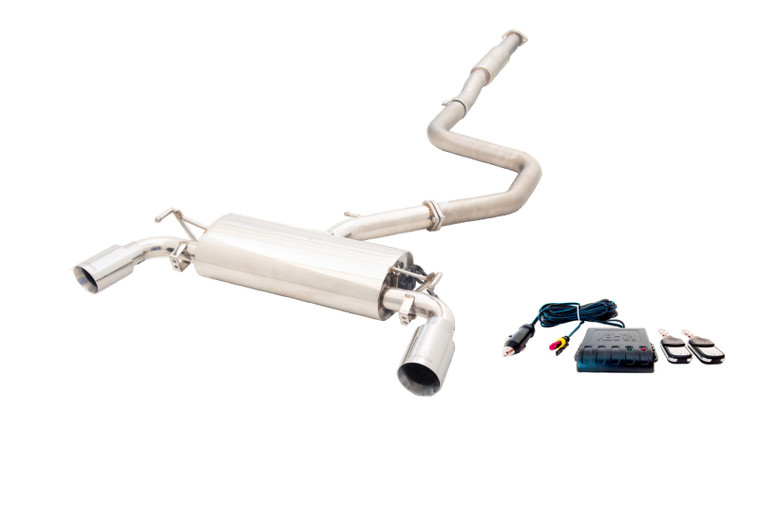 XForce Hyundai Veloster N/I30N 2018- Stainless Steel Cat-Back System with Varex Muffler Including Smartbox Controller (XFO-ES-HY30N-VMKSB-CBS)