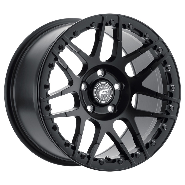 Forgestar 17x10 F14 Beadlock 5x115 ET30 BS6.7 Satin BLK 78.1 Wheel (FOR-F28270071P30)