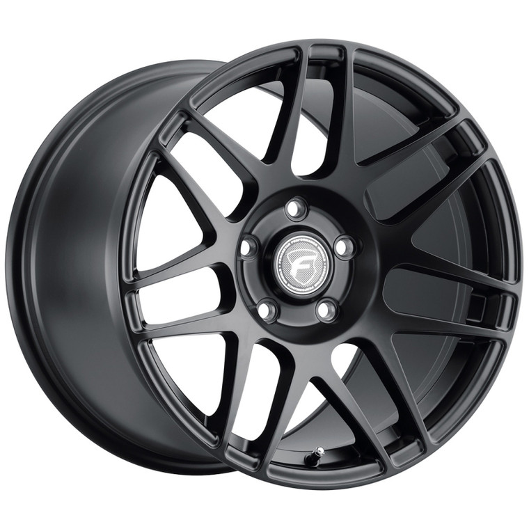 Forgestar 17x5.0 F14 Drag 6x115 ET-12 BS2.5 Satin BLK 78.1 Wheel (FOR-F1727C097N12)