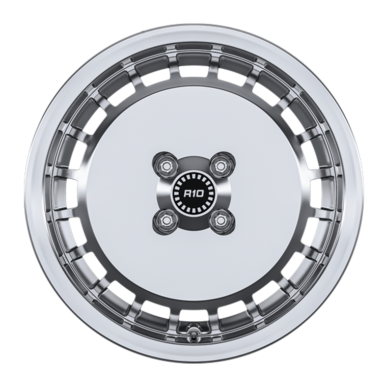 R10 TURBO 4x100 15x7.0 28 Polished | ET 28 | Paddock Performance