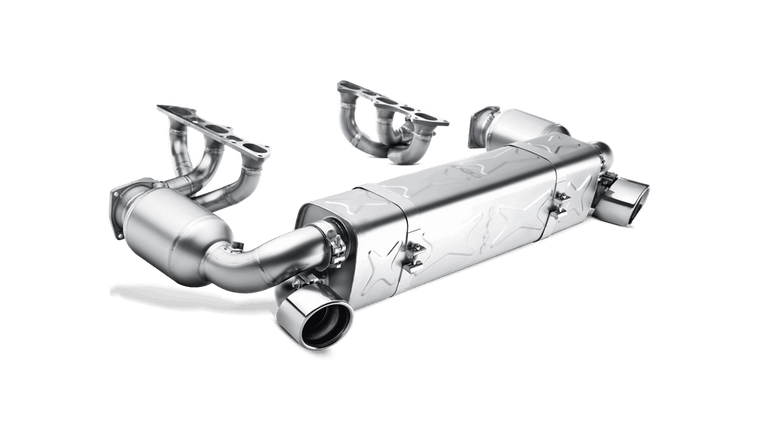 Akrapovic 00-05 Porsche 911 Turbo (996) Evolution Line w/ Cat (Titanium) w/ Titanium Tips | Catback | Paddock Performance