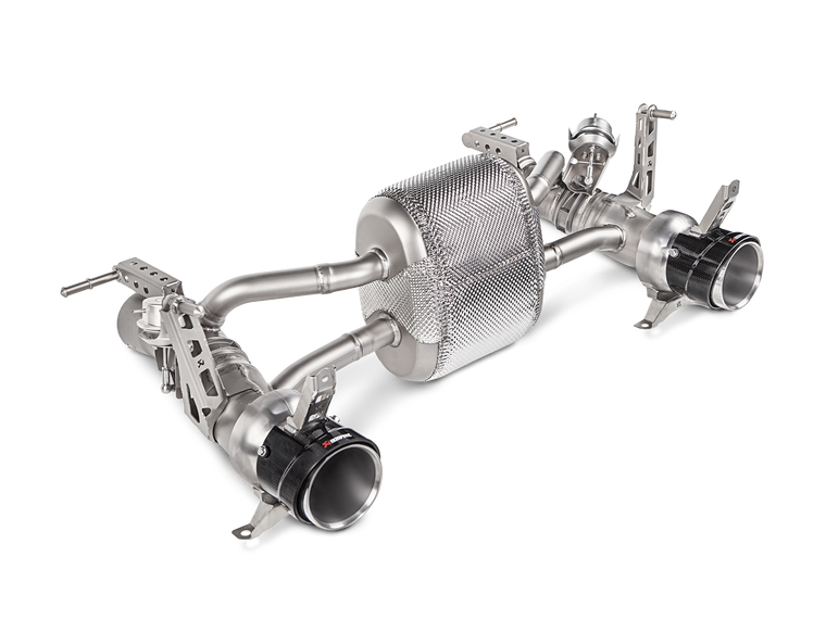Akrapovic 16-17 Ferrari 488 GTB/488 Spyder Slip-On Line (Titanium) w/ Carbon Tips | Muffler | Paddock Performance