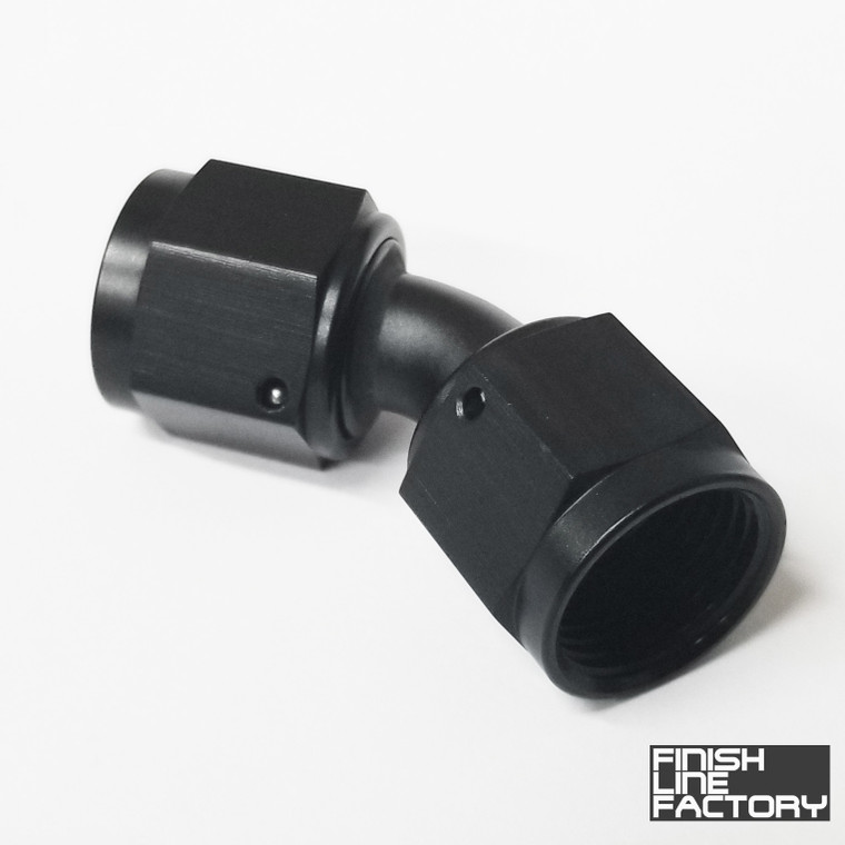 AN to AN Swivel Coupler - 45 Degree - 06 AN | Adapters - AN | Paddock Performance