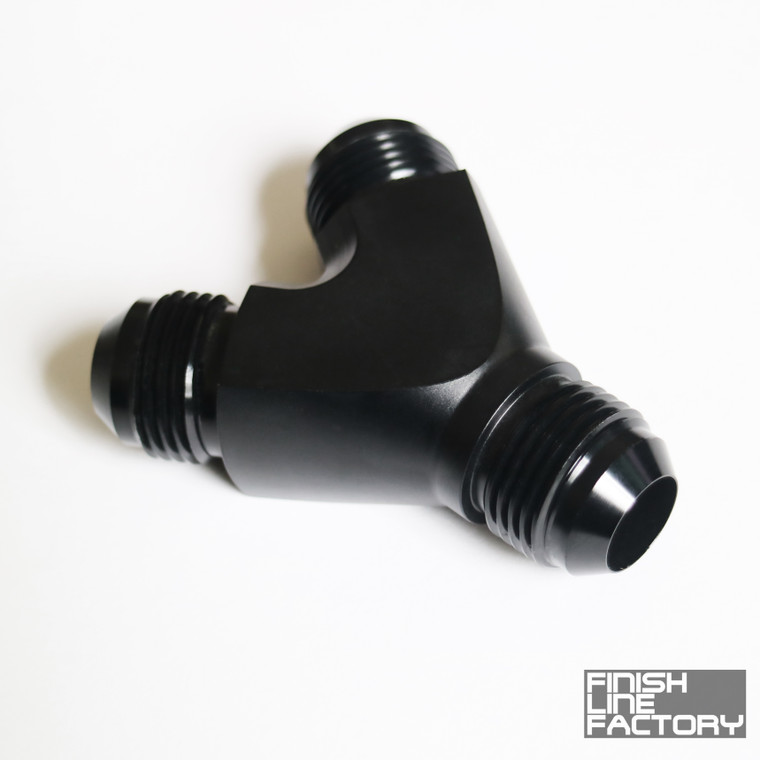 Y Block Adapter - 06 AN - 06 AN | Adapters - AN | Paddock Performance