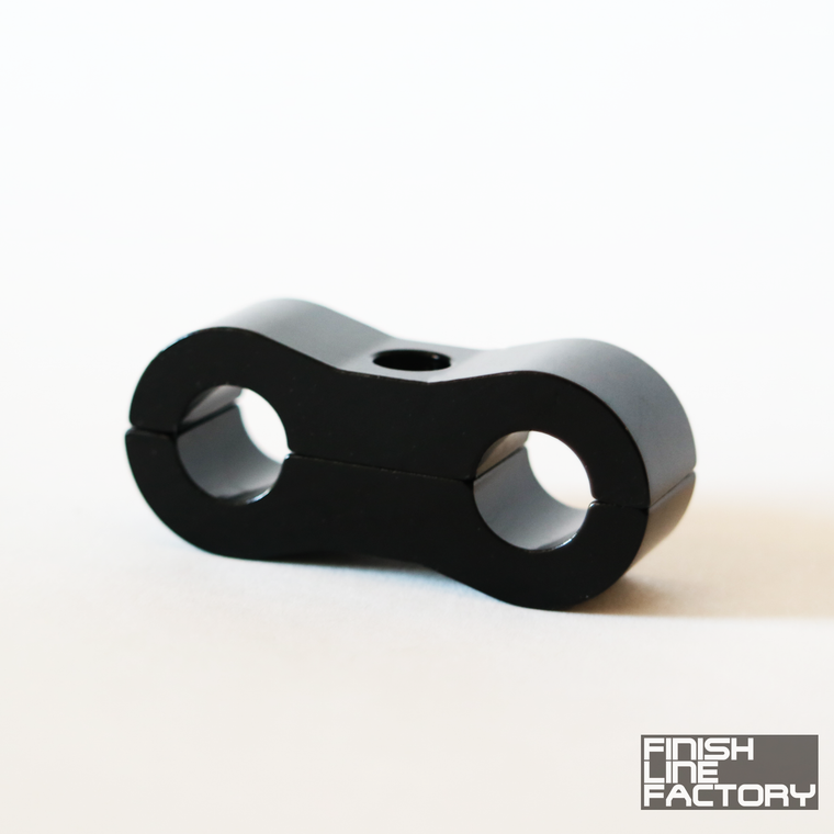 Billet Dual Hose Separator - 09.5 mm ID - 3/8" | Clamps | Paddock Performance