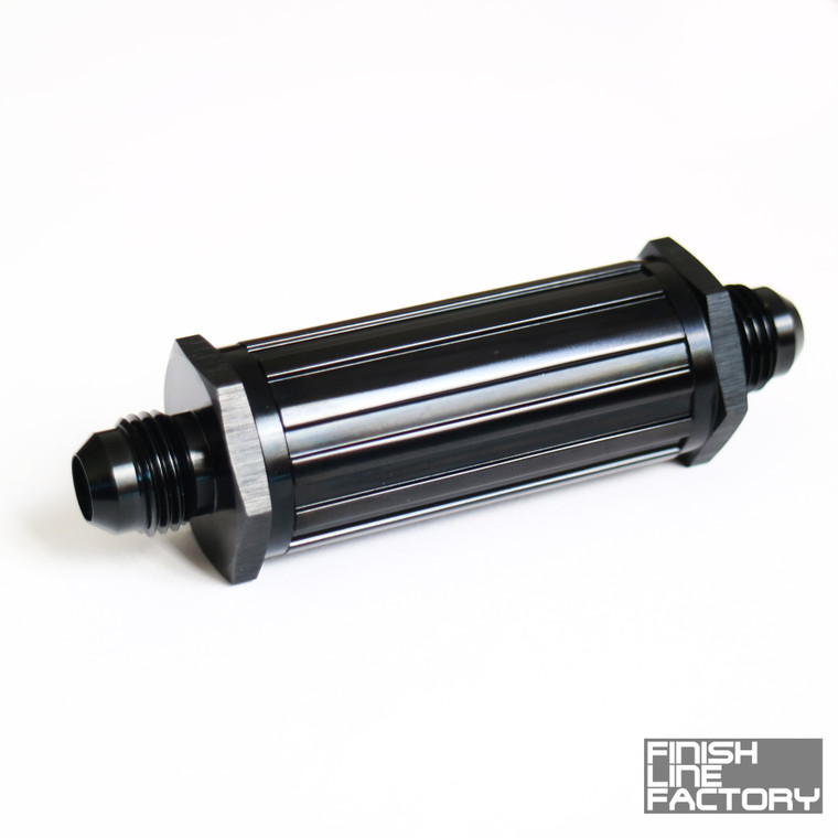 Billet AN Fuel Filter (150 Micron) - 08 AN | Filters | Paddock Performance