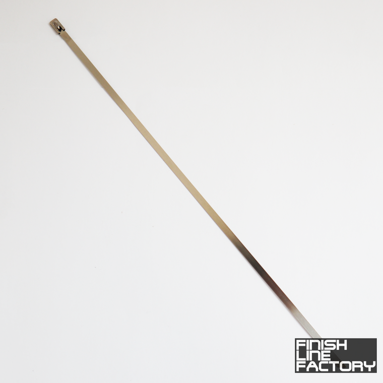 Stainless Steel Zip Tie - 8mm width - 400mm length | Heat Protection | Paddock Performance