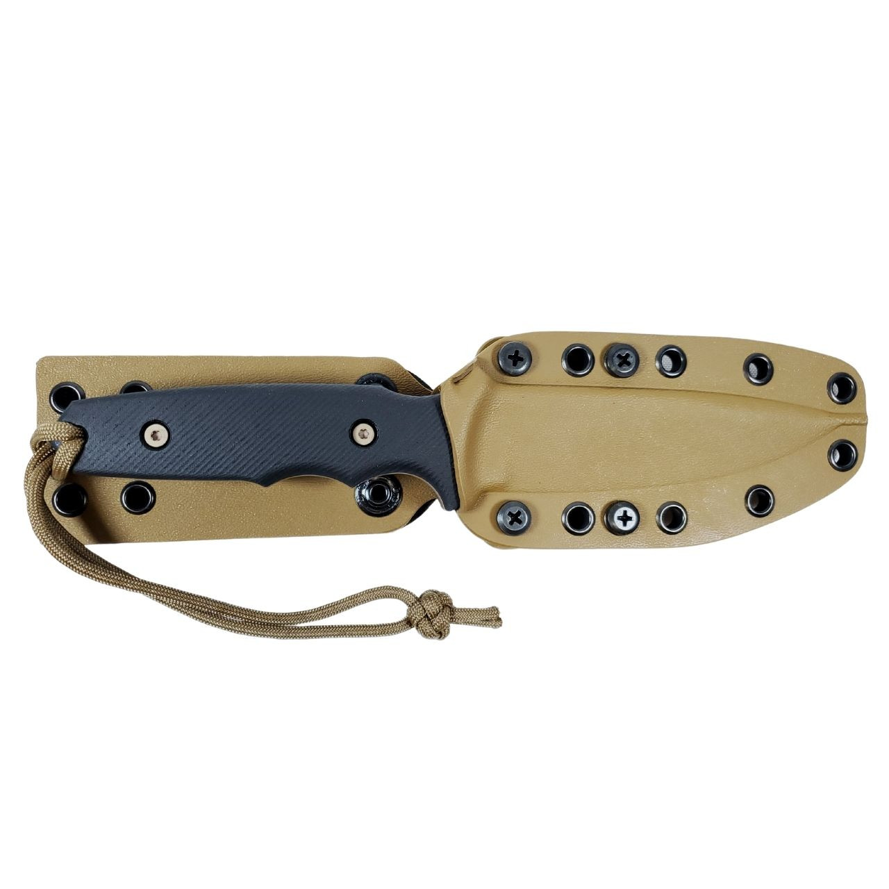 Spartan Harsey TT FDE Blade/Blk Handle/ Tan Kydex Sheath - Paramount  Tactical