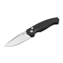 BOKER PLULS Vox Karakurt Stonewash Drop Point Black Automatic Folding Knife