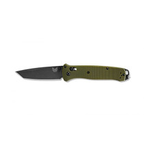 BENCHMADE Bailout Gray Tanto Woodland Green Folding Knife