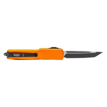 MICROTECH UTX70 Black Tanto Orange Out the Front Knife