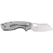 CRKT Pilar Large 2.67in Satin Sheepsfoot Black G10 Handle Folding Knife (5315G)