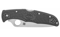 SPYDERCO Endura 4 3.75in Satin Flat Ground Drop Point Black FRN Handle Folding Knife (C10FPBK)