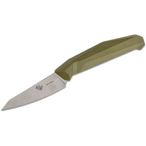 DIAFIRE Emerald Series 3.5in Paring Knife Green FRN Handle Kitchen Knife