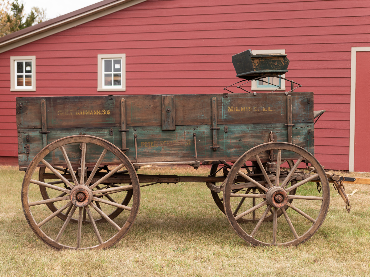 Peter Schuttler Double Box Hansen Wheel and Wagon Shop