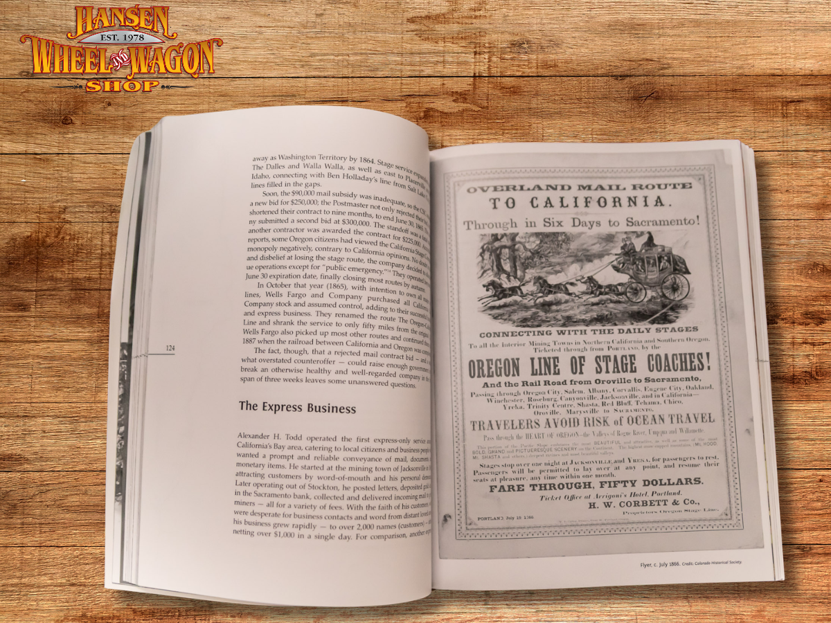 Stagecoaches Across the American West 1850-1920 - Hansen Wheel and