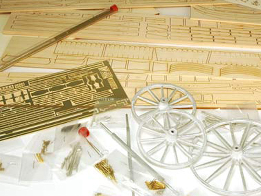 9 Passenger Western Mail Coach 1:12 Scale Model Kit-Stagecoach