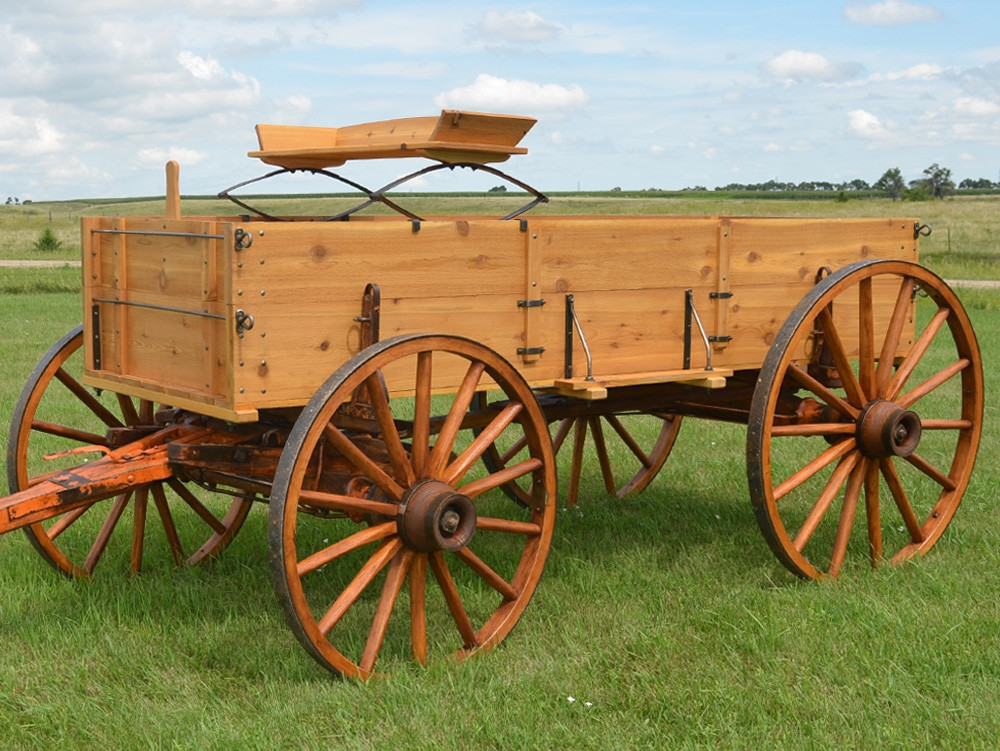 Rustic Western Display Wagon - Custom Build - Hansen Wheel and