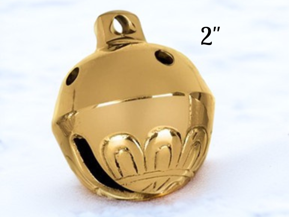 Sleigh Bell-Solid Cast Brass - Hansen Wheel and Wagon Shop