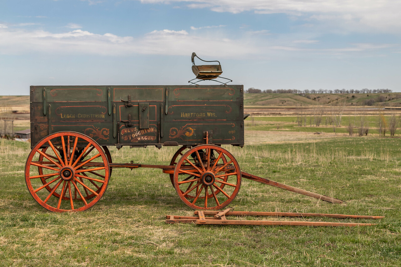 All Original Stoughton Wagon - Hansen Wheel and Wagon Shop