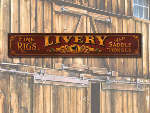 Historic Livery Stable Sign