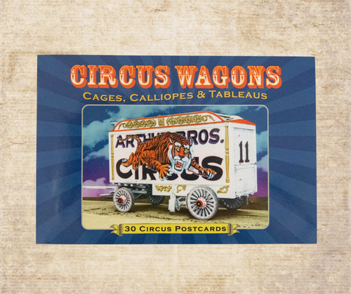 Circus Wagons Postcard Book