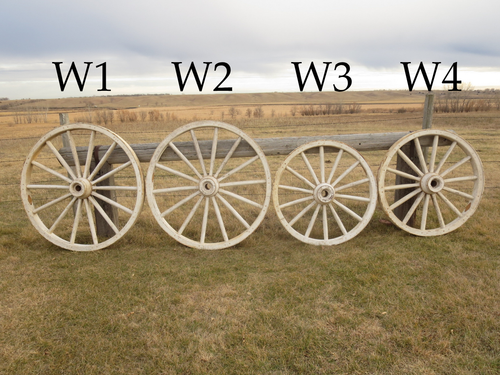 Antique Wheels - 4" x 44" & 55"