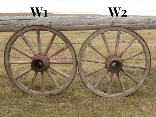 Antique Wheels - 40" x 2 5/8"