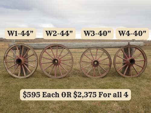 Antique Wheels - 40" & 44"
