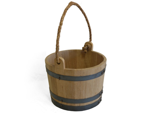 3 Gallon Oak Bucket