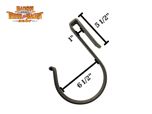 Forged Steel and Leather Supports for Fly Poles