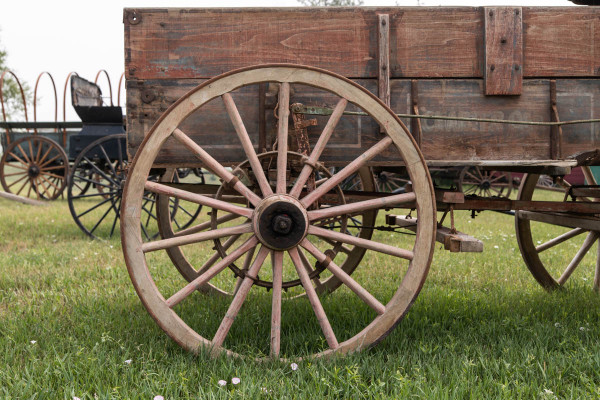 Charter Oak Farm Wagon with Seat