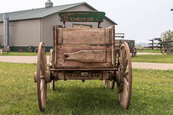 Charter Oak Farm Wagon with Seat - PENDING