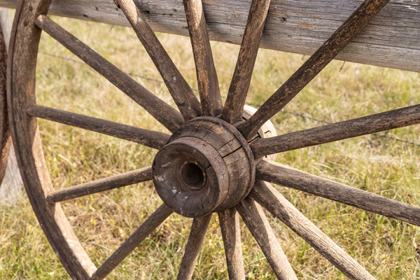 Antique Wheels - 1 1/2" Wide Tire X 45 & 55"