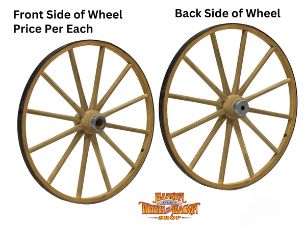 Small Wood Wagon Wheel or Cart Wheel - EACH