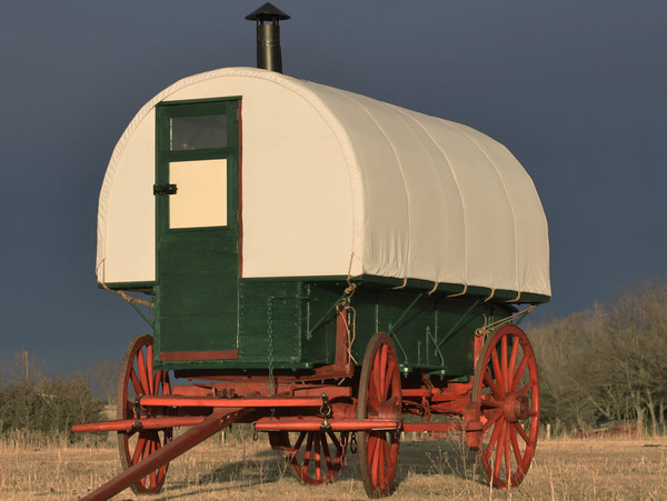 Sheep Camp Wagon Canvas Cover