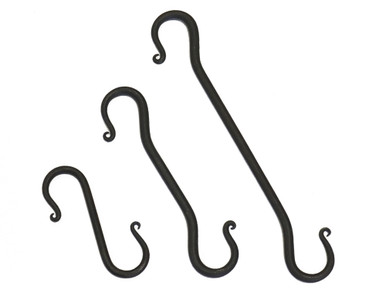 Hand-forged S-hooks – Strobus Forge